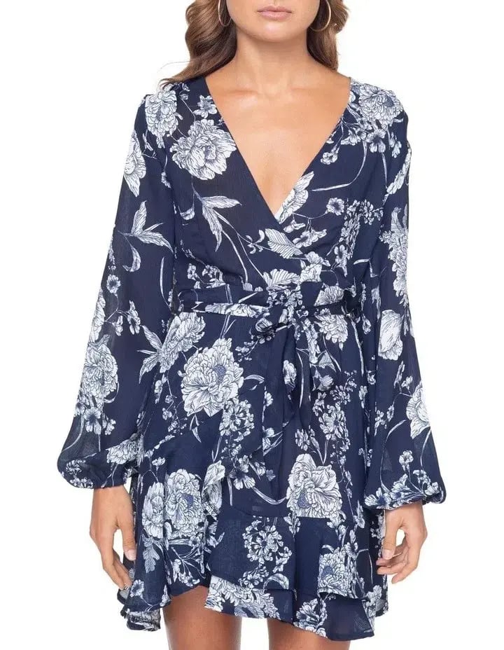Pilgrim For The Love Mini Dress Floral Size 10 photo 3