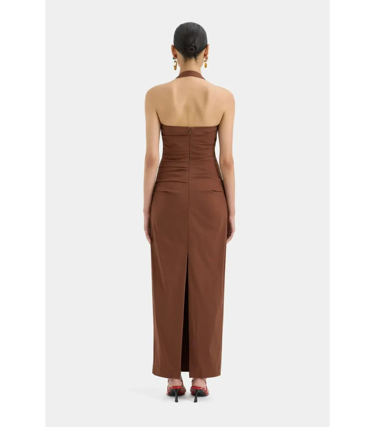 Sir the Label Nikki Gown in Chocolate Size 0 / AU 6 photo 3