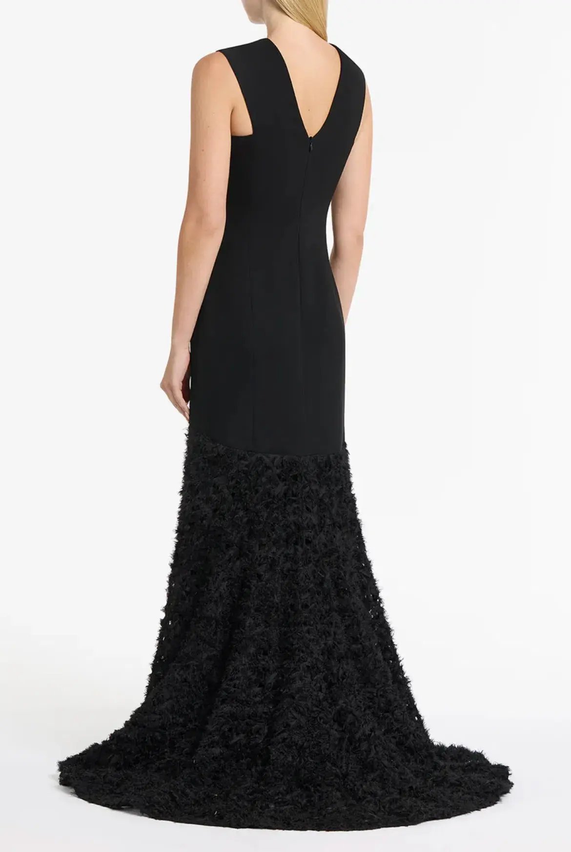 Carla Zampatti Black Nastro Gown Black Size 10 photo 3