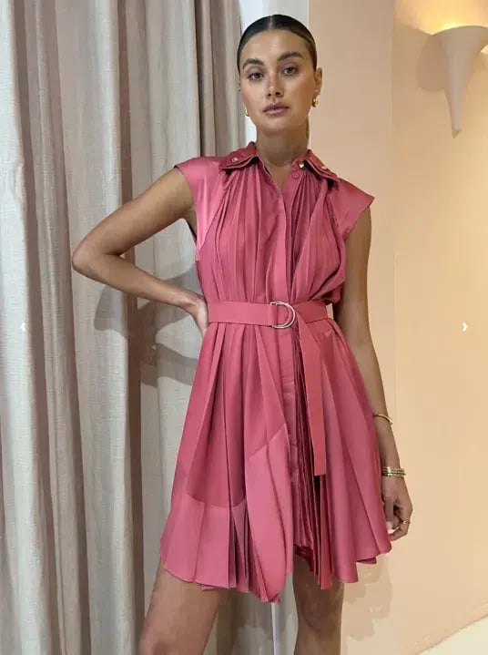 Acler Seymour Dress Dusty Pink Size 6 photo 2