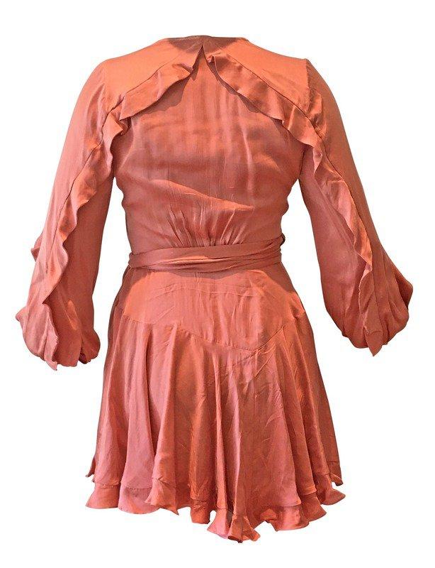 Zimmermann Winsome Flutter Robe Dress Guava Size 1 / AU 10 photo 5