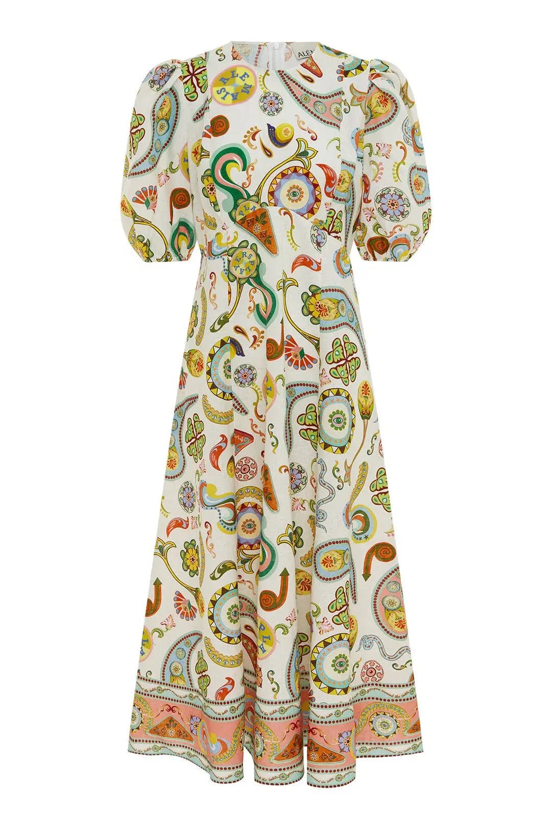 Alémais Arcade Midi Dress Multi Size 6 photo 4