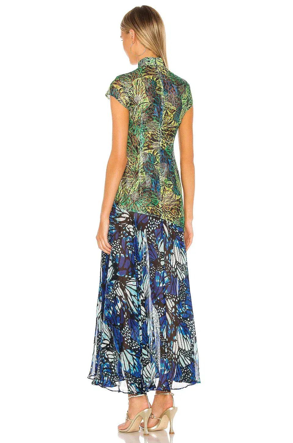 Kim Shui Lace Butterfly Dress Print Size 6 photo 2