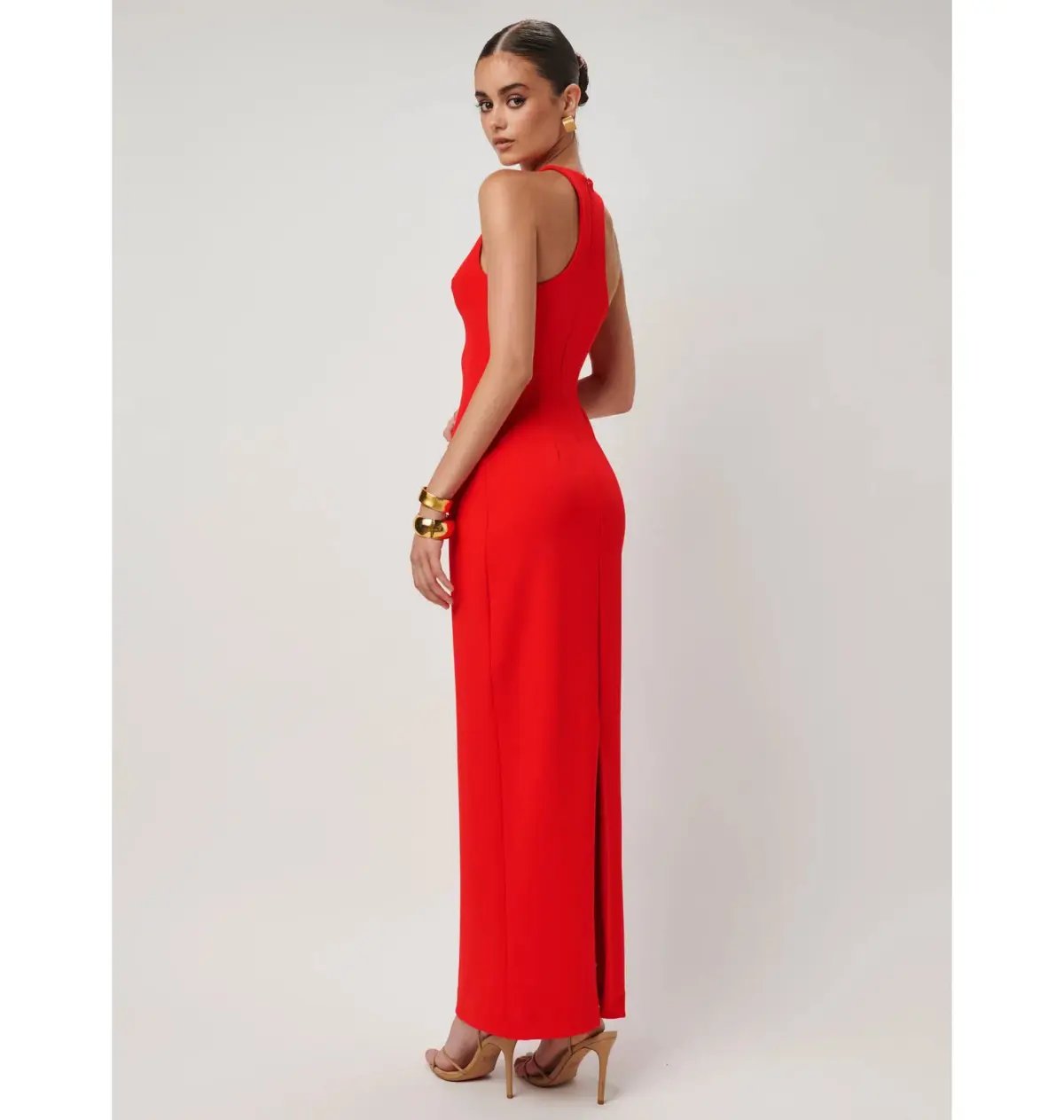 Effie Kats Eiza Gown in Cherry Red Size S / AU 8 photo 4