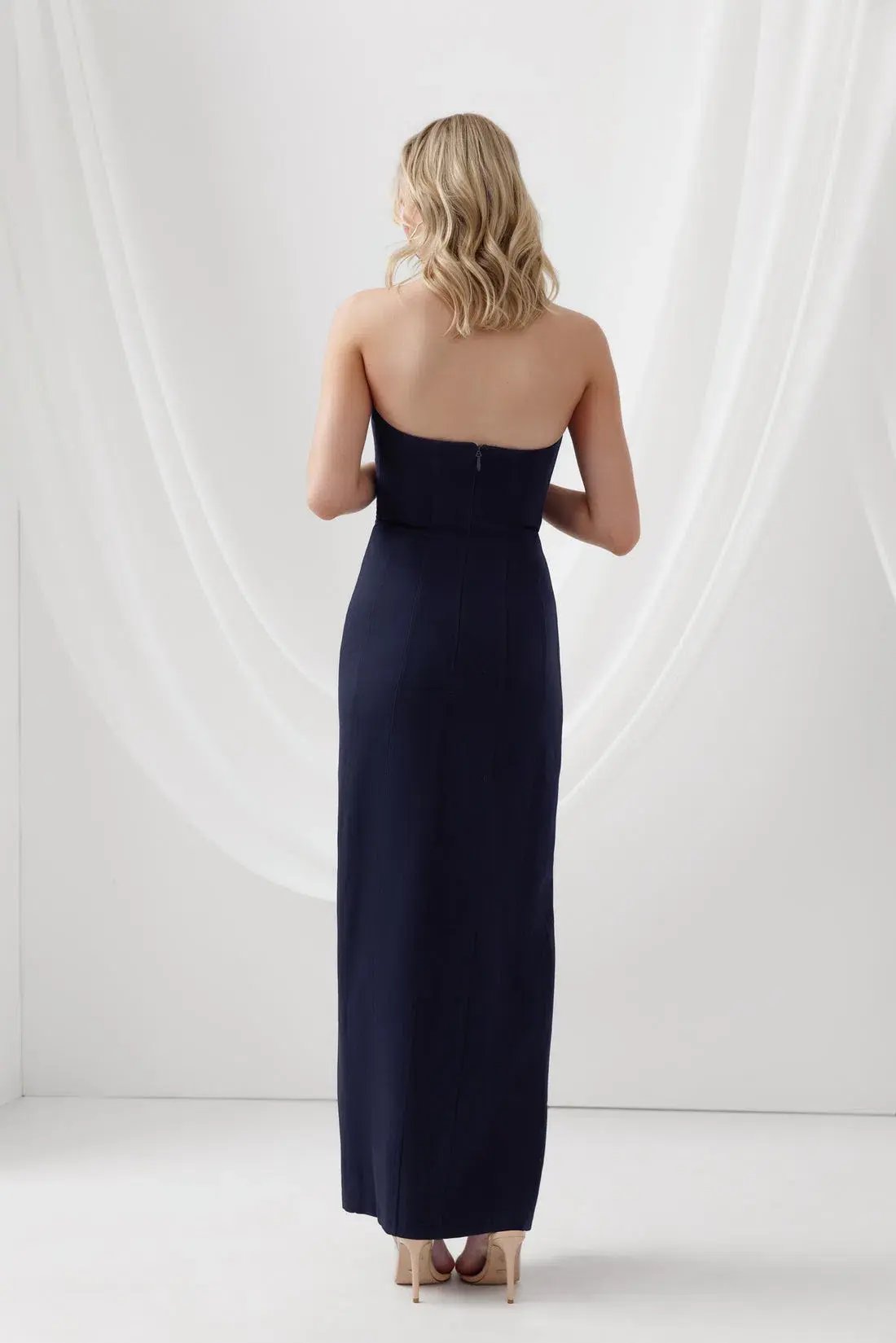 Lexi Leyla Dress Navy Size 10 photo 3