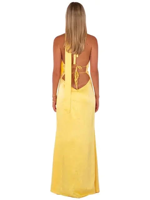 I Am Delilah Margot  Yellow Maxi Size 10 photo 2