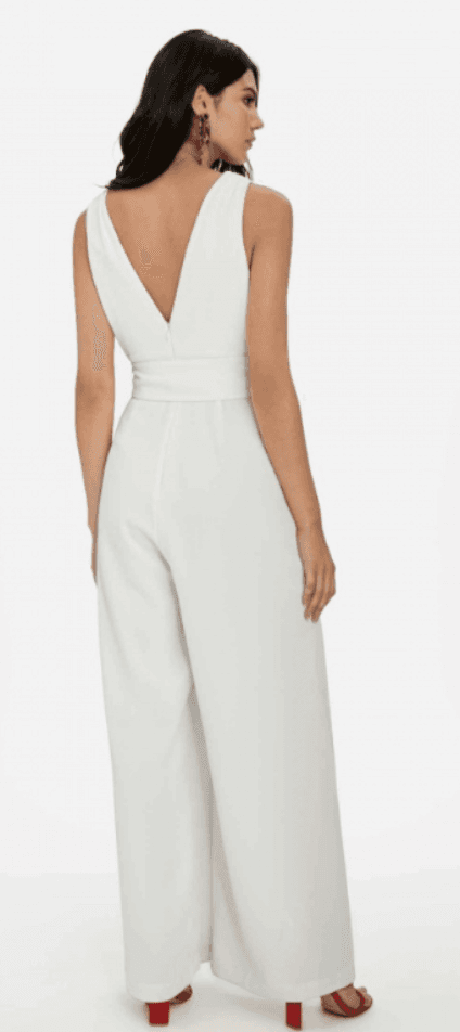 Sheike Amelia Jumpsuit White size 6 photo 2