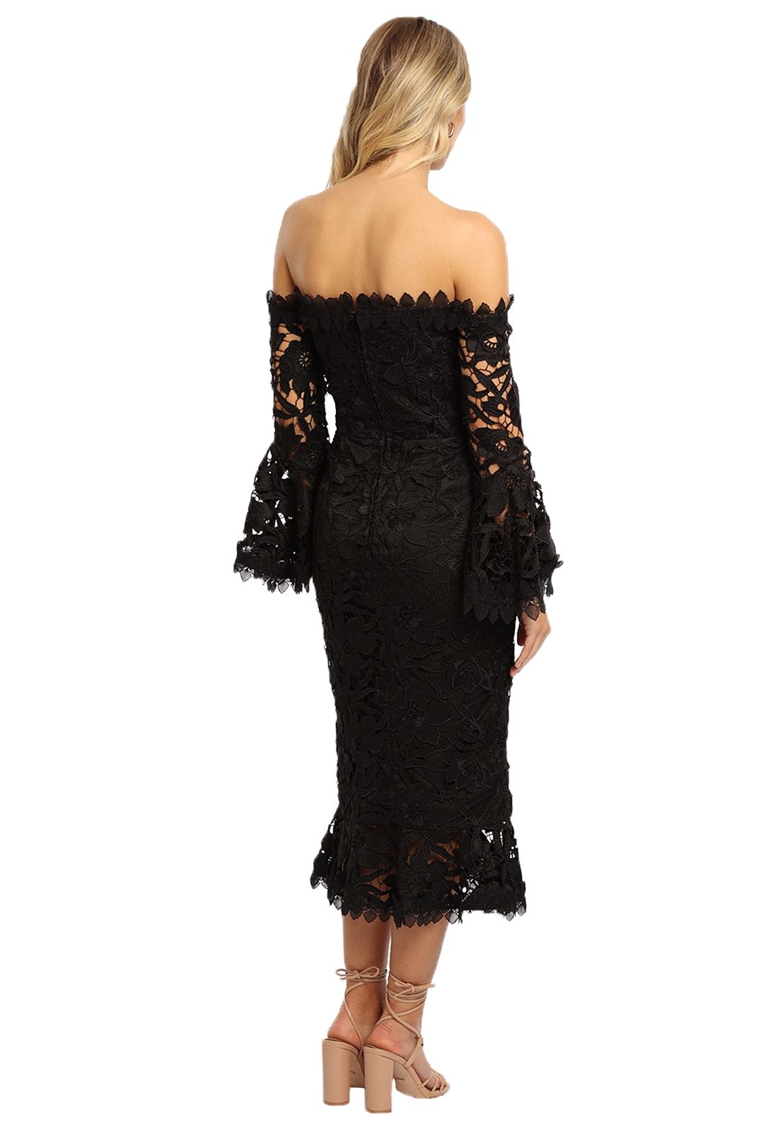 Botanical Lace Cocktail Dress photo 3