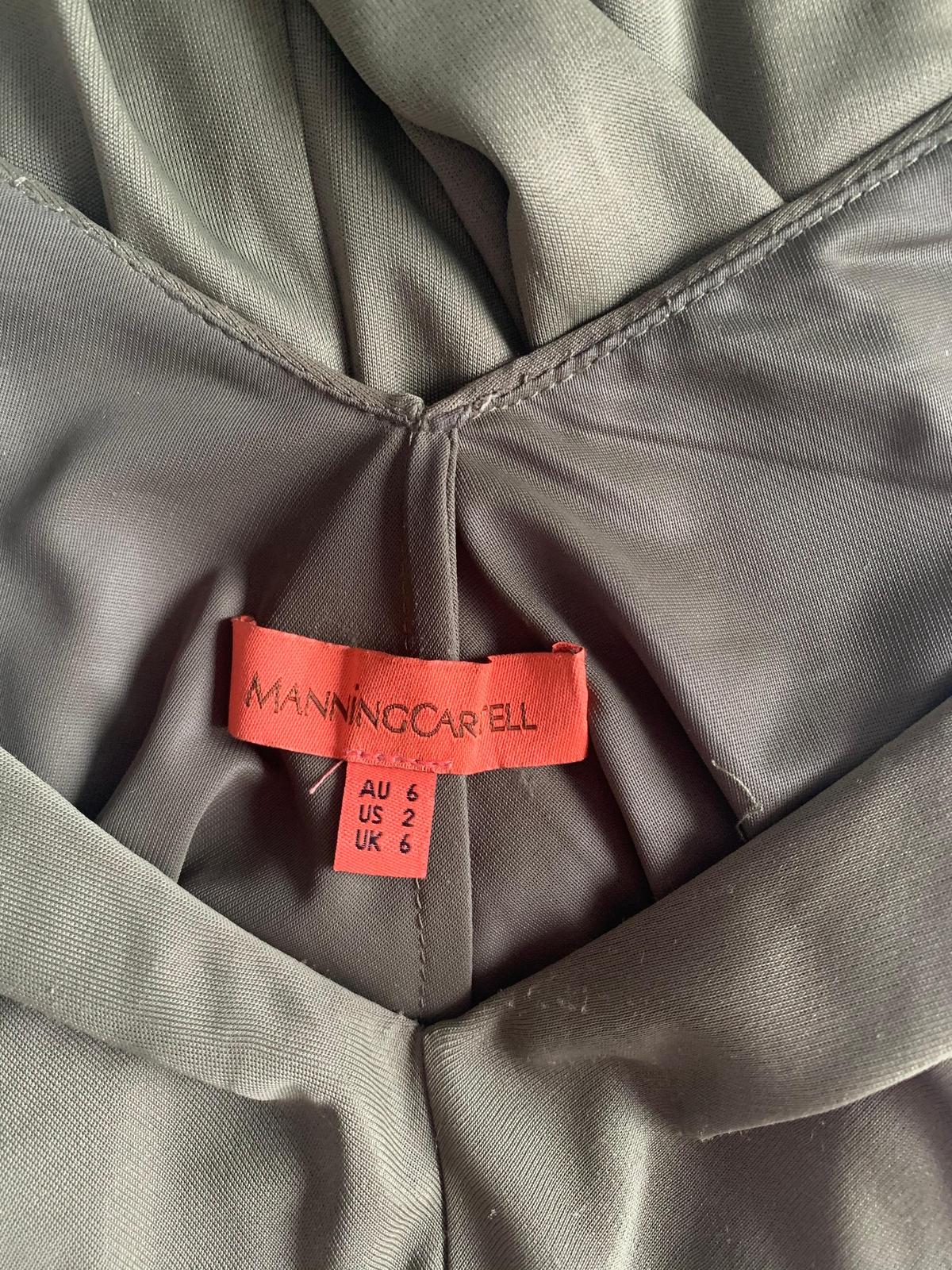 Manning Cartell Perpetual Green Dress Olive Size 6 photo 4