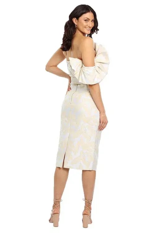 Eliya the Label Kimberly Dress Cream Size 14 photo 3