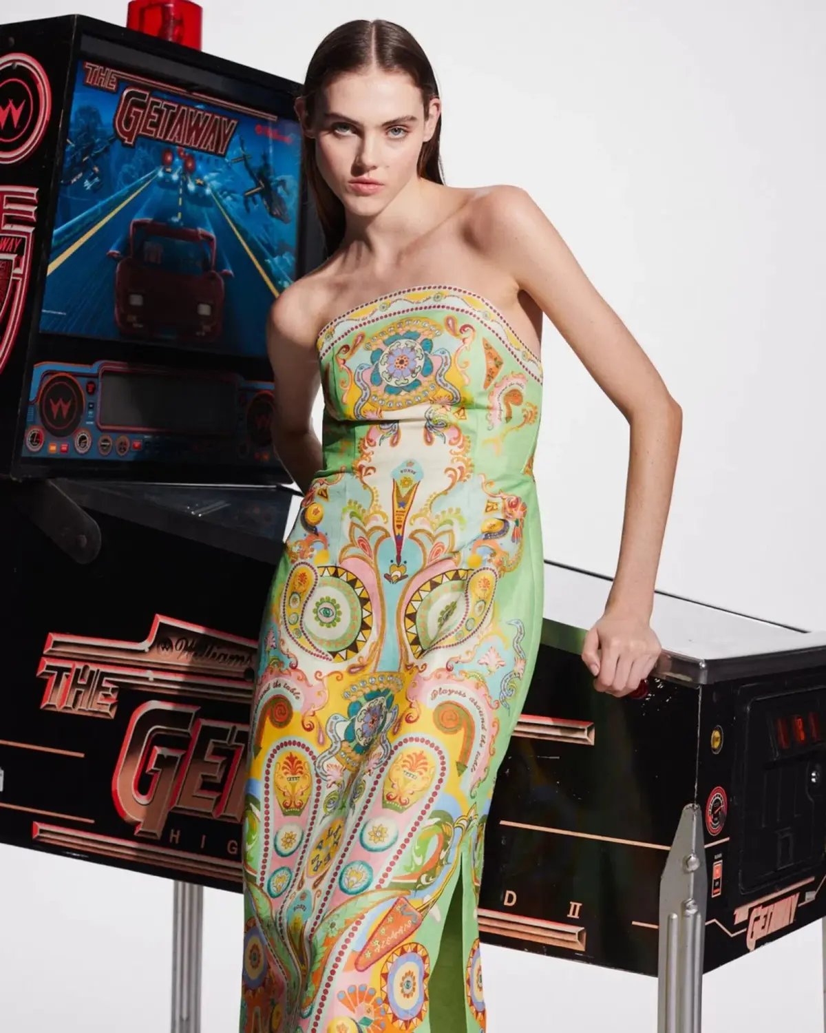 Alemais Pinball Bodice Dress Multi Size AU 8 photo 5