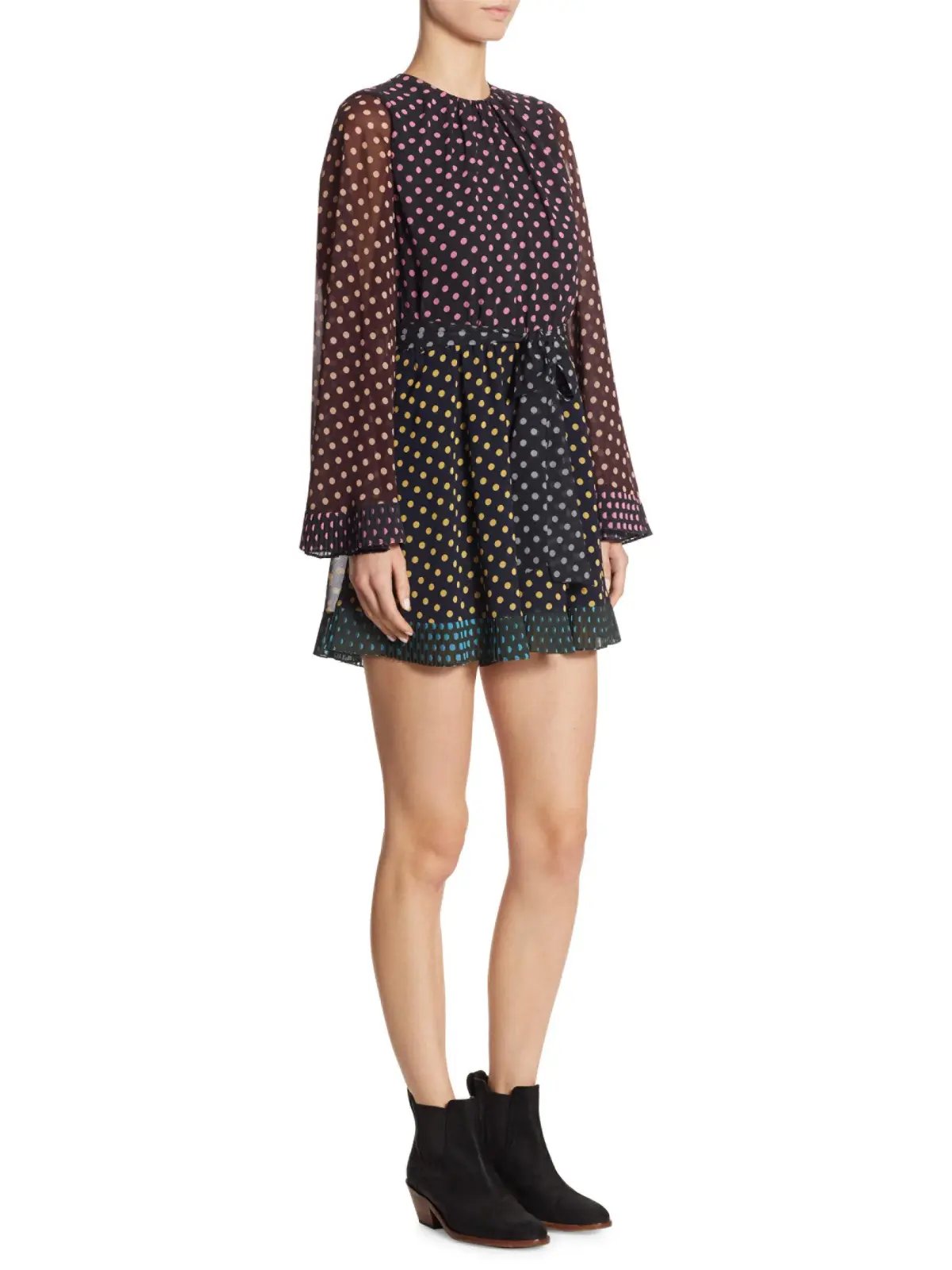 Zimmermann Maples Playsuit in Polka Dots Print Size 1 / Au 10 photo 2
