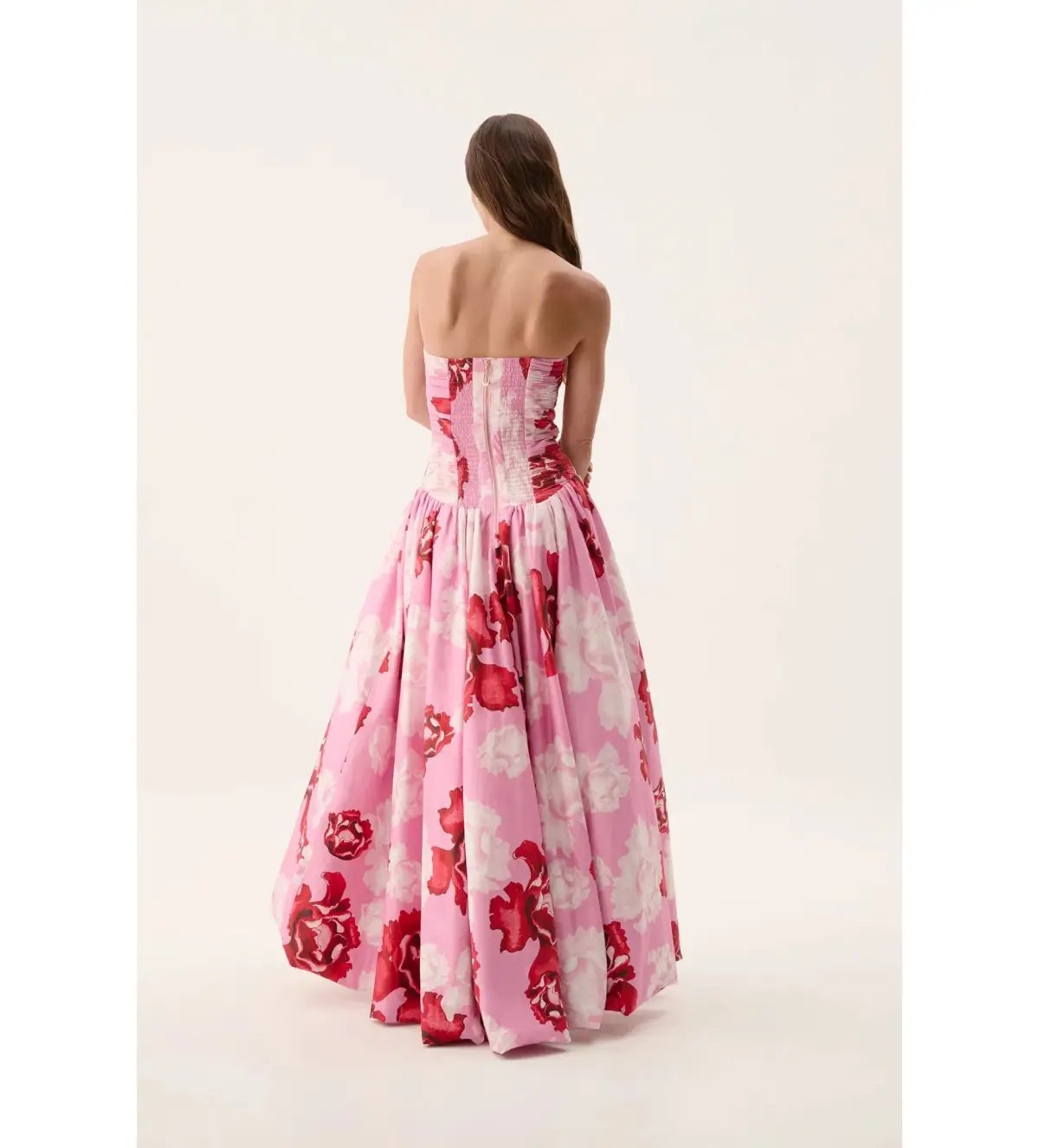 Aje Behold Maxi Dress Pink Boldly Blooming Size AU 10 photo 6