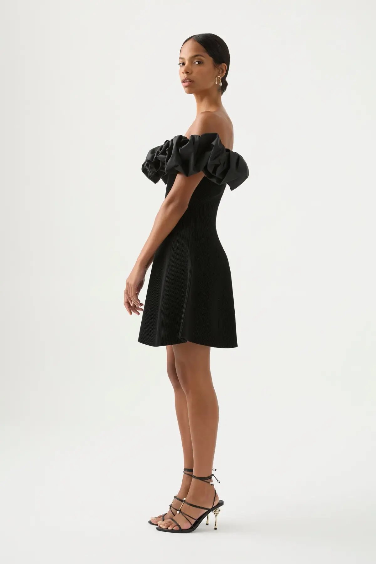 Aje Eldora Mini Dress Black Size 8 photo 2