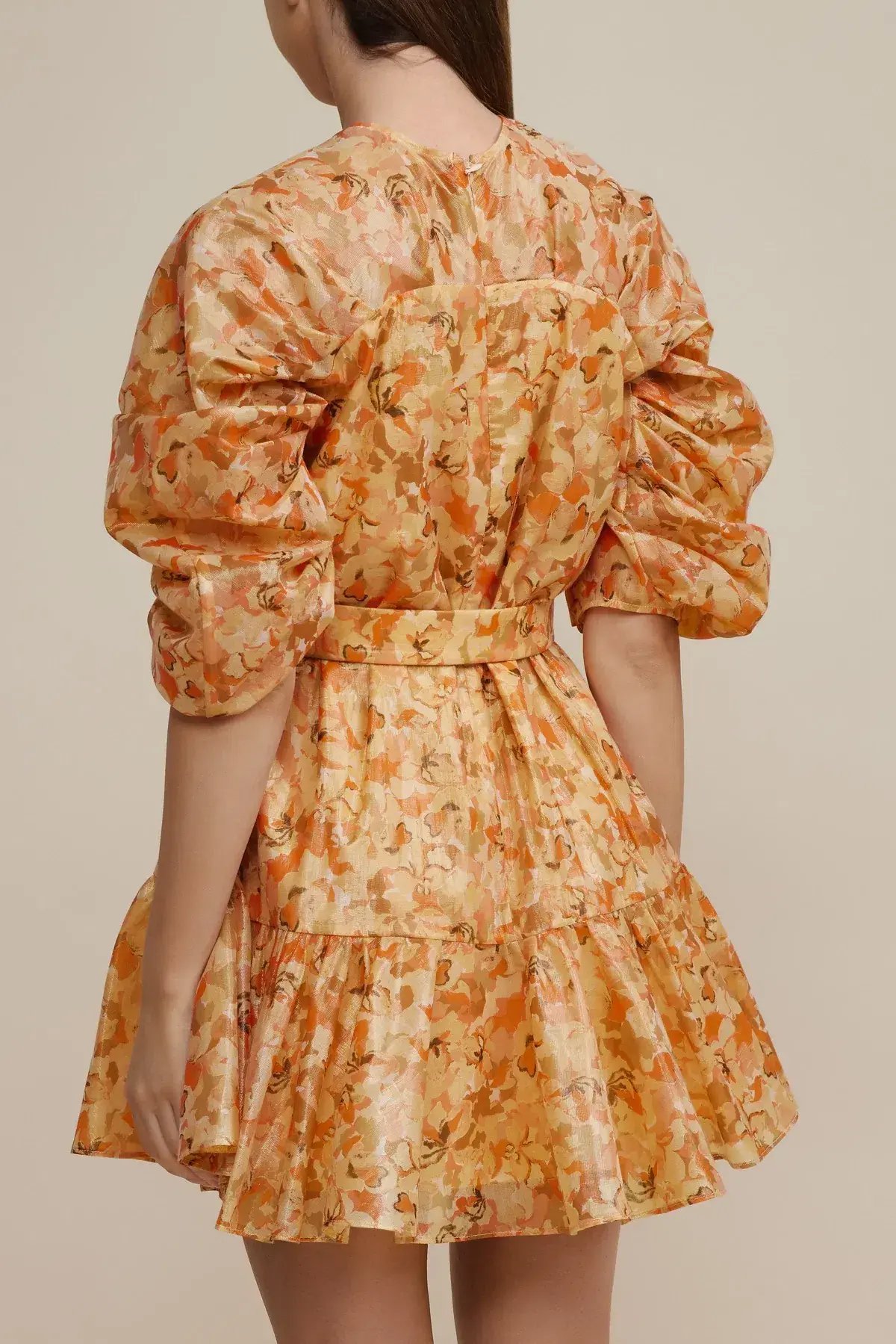 Acler Bonhill Mini Dres Orange Size AU 16 photo 3