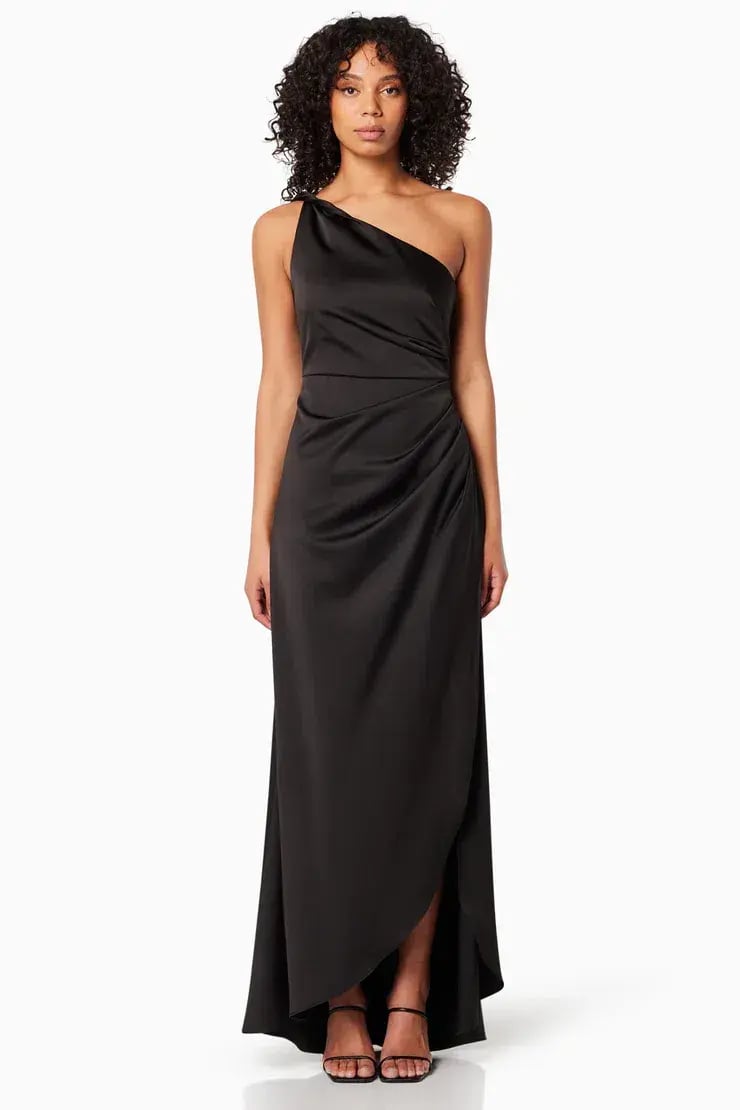 Elliatt Biarritz Gown Black Size 10/M photo 2