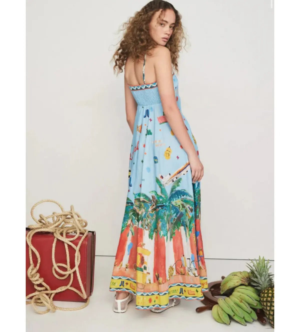 Alemais All Aboard Sundress Print Size AU 12 photo 2