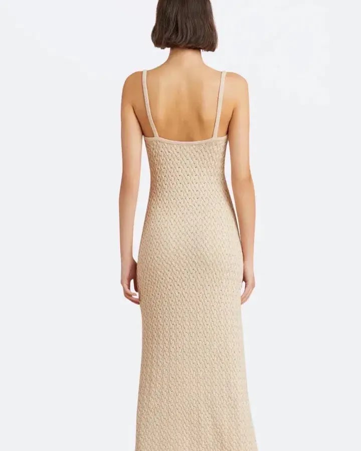 Bec & Bridge Effie Knit Key Maxi Dress Shell Size S / Au 8 photo 3