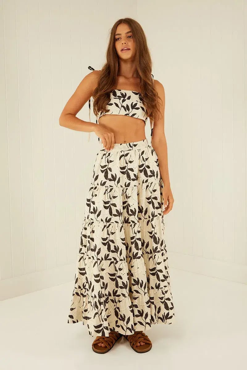 Palm Noosa Happy Hour Crop and Skirt Set Print Size 6 photo 2