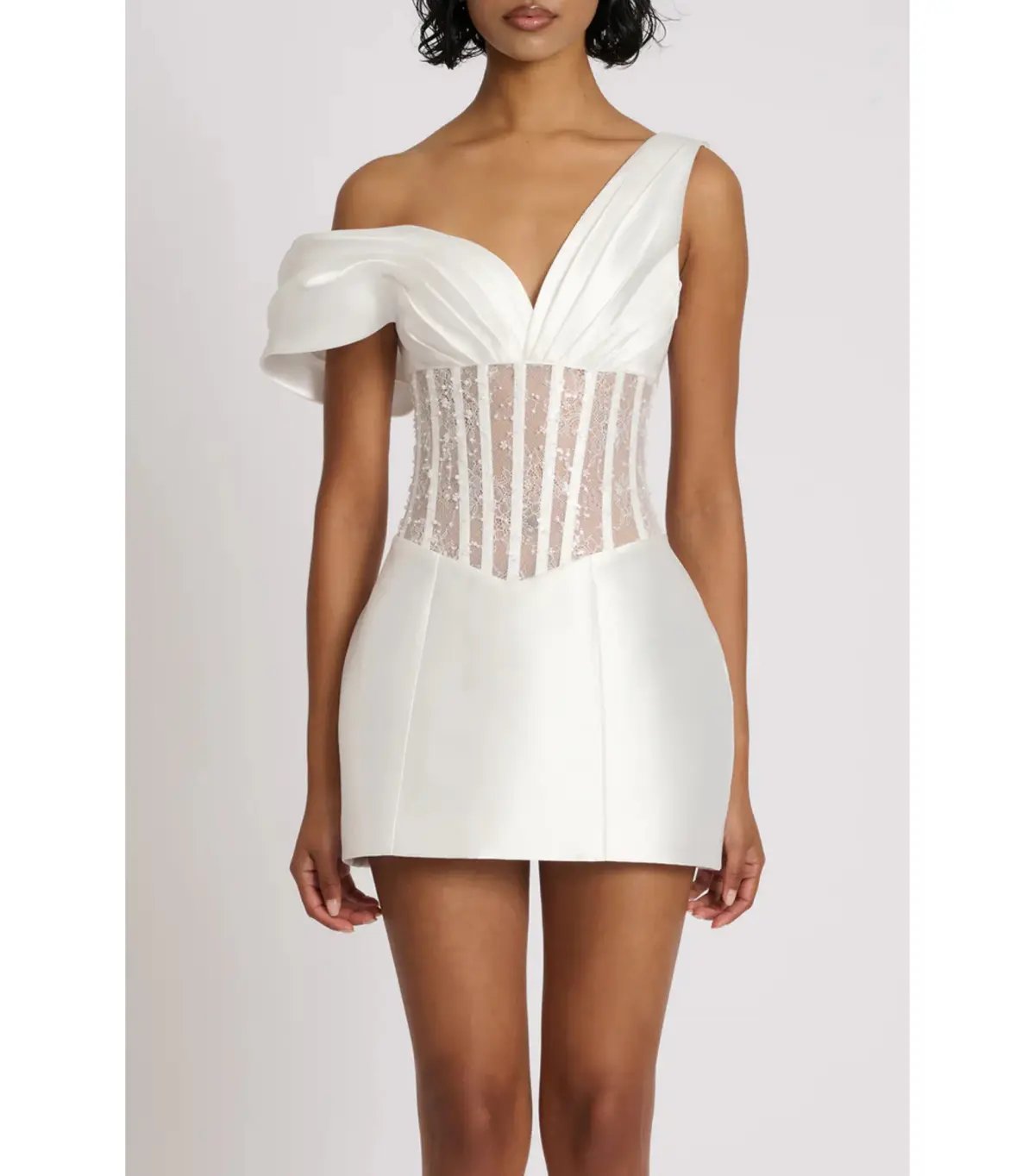 Eliya The Label Romeo Mini Dress White Size AU 10 photo 2