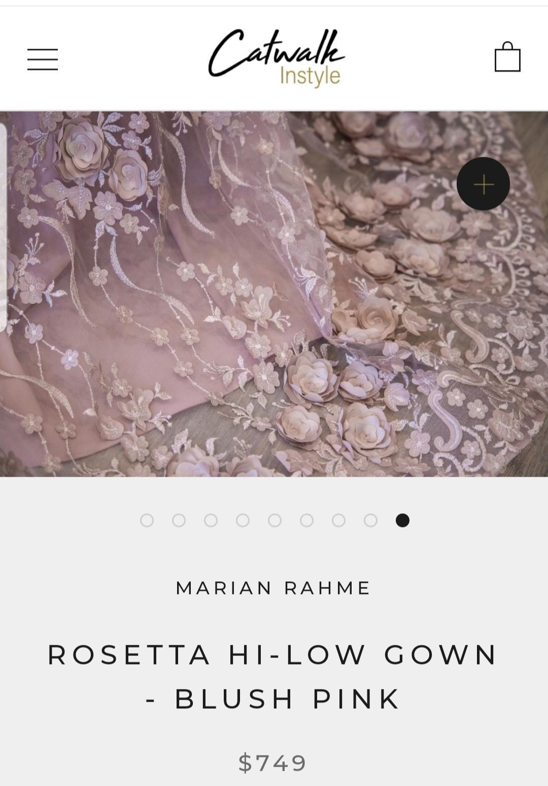 Marian Rahme Rosetta Gown size 8 photo 5