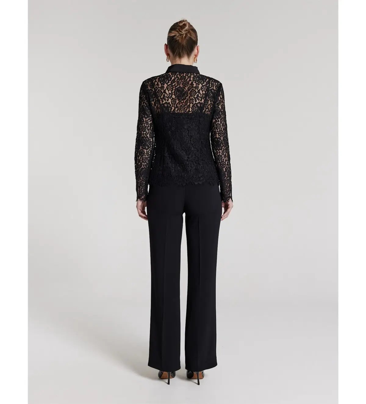 Perri Cutten Como Lace Shirt Black Size AU 6 photo 3
