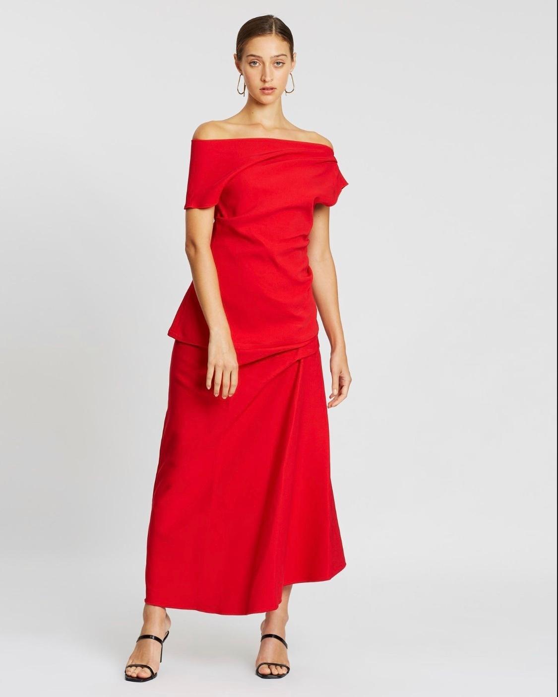 Acler Thistle Skirt Red size 10 photo 6