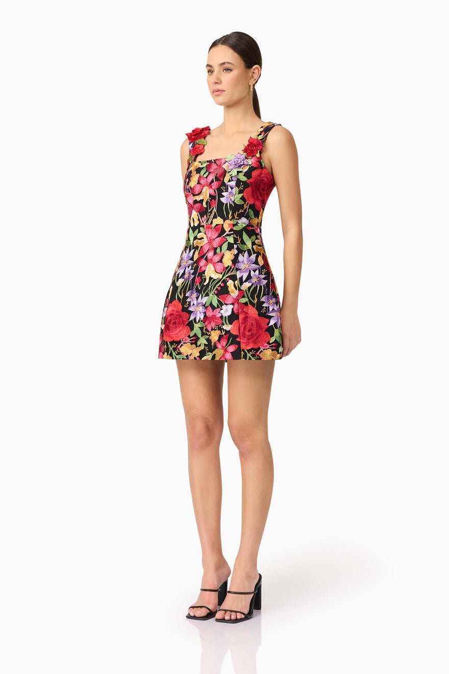 Elliatt Talia Mini Dress - Floral Multi photo 3