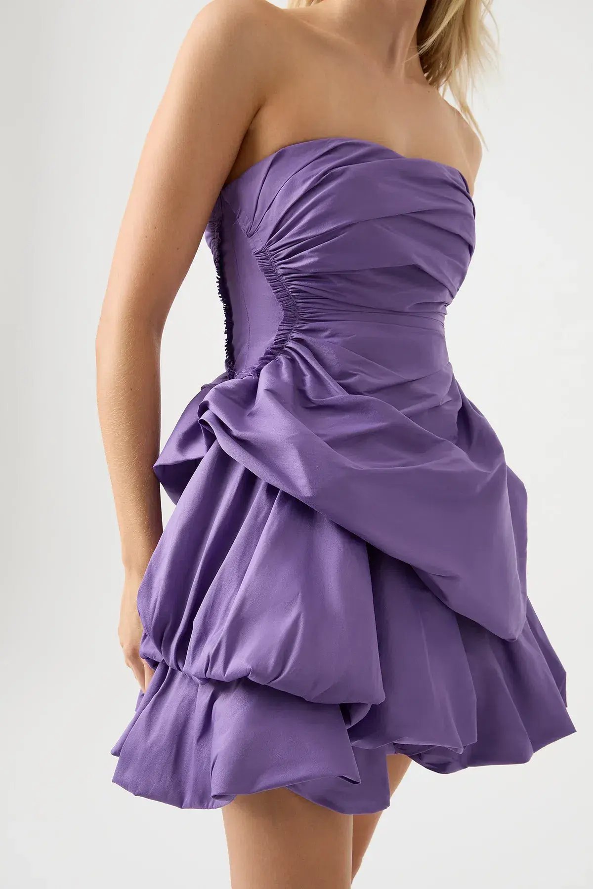 Aje Daybreak Mini Dress Purple Size 8 photo 3