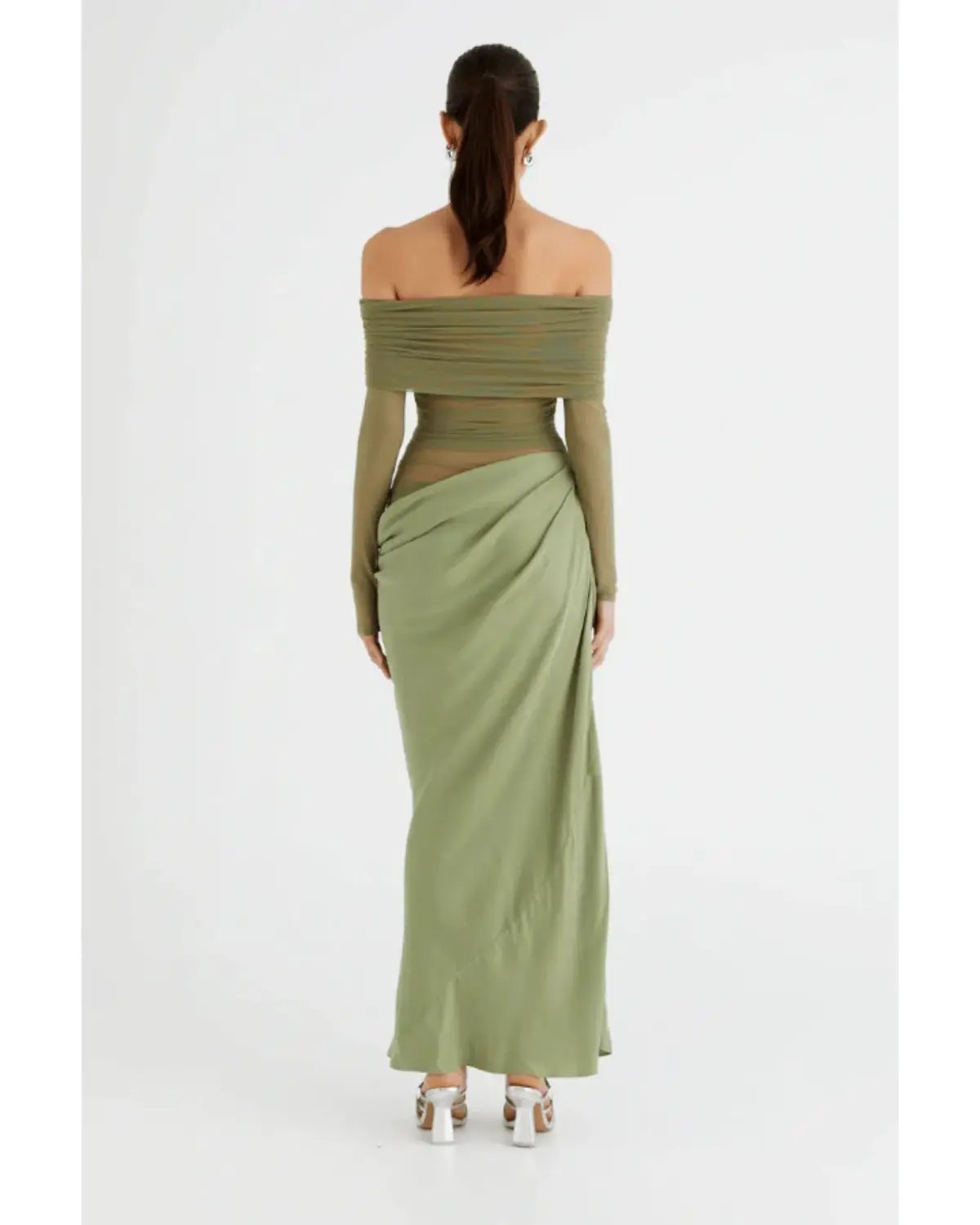 Benni Yasmin Maxi Dress Pistachio Size AU 8 photo 4