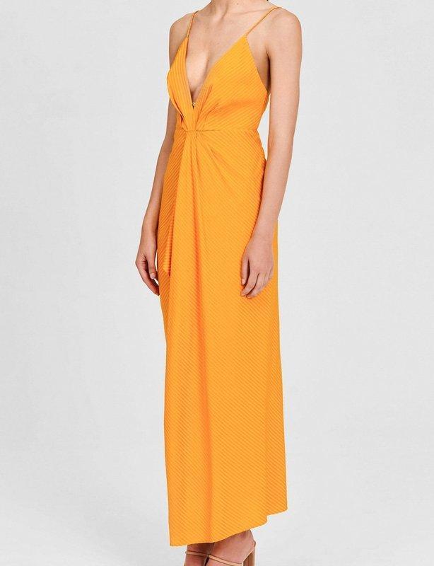 Significant Other Gold Dust Dress Sunrise Orange Size 10 photo 3