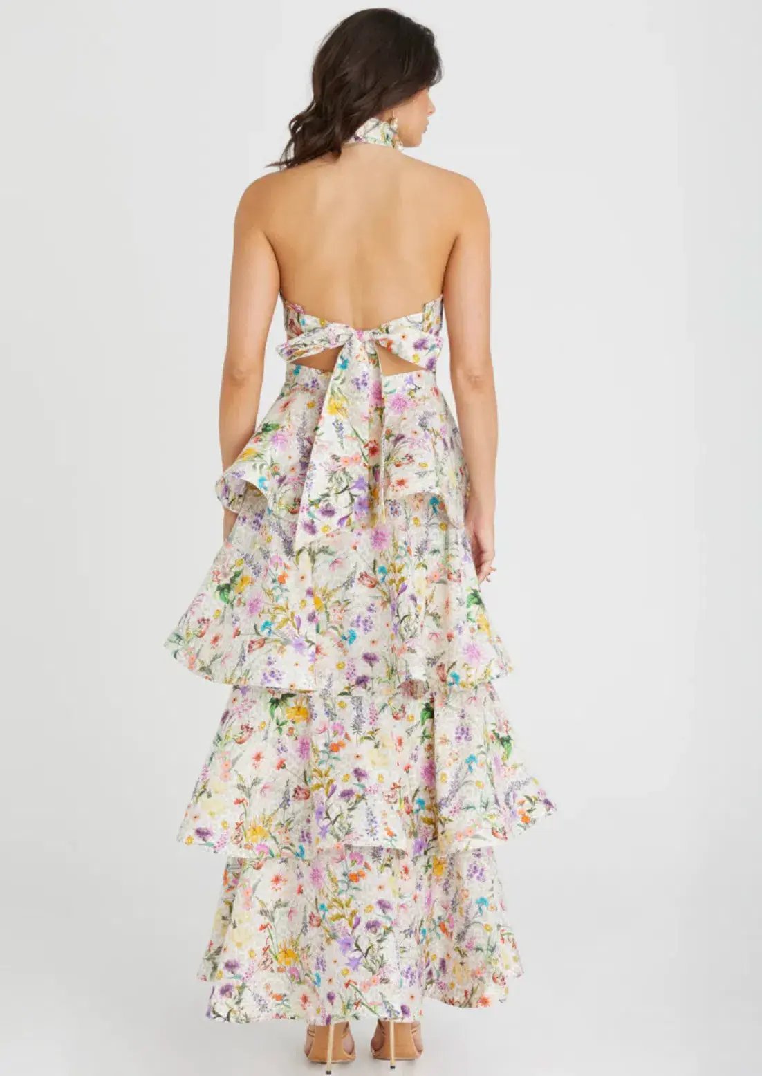 Aqua Blu Heather Dress in Jardine Print Size 12 photo 2