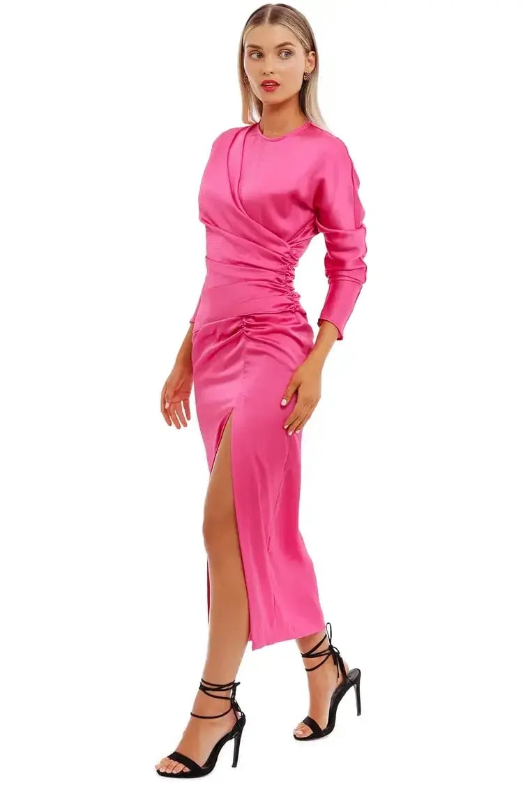 Nicola Finetti Arienne Dress in Pink Size 10 photo 3