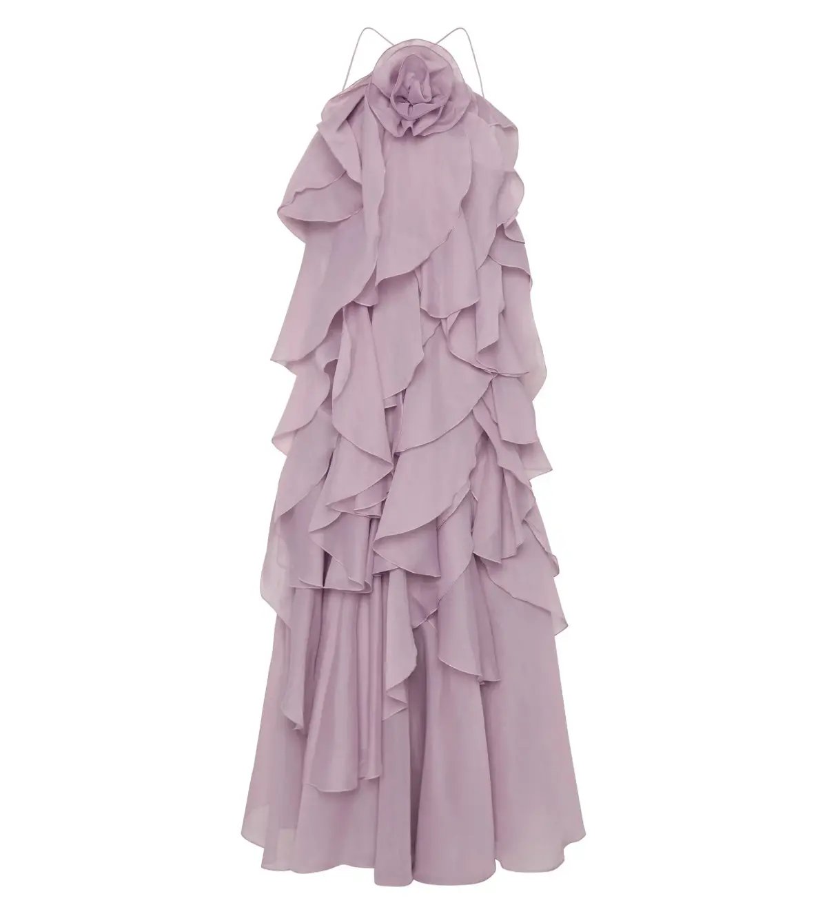Aje Pandorea Layered Maxi Dress Lilac Size 16/XXL photo 6