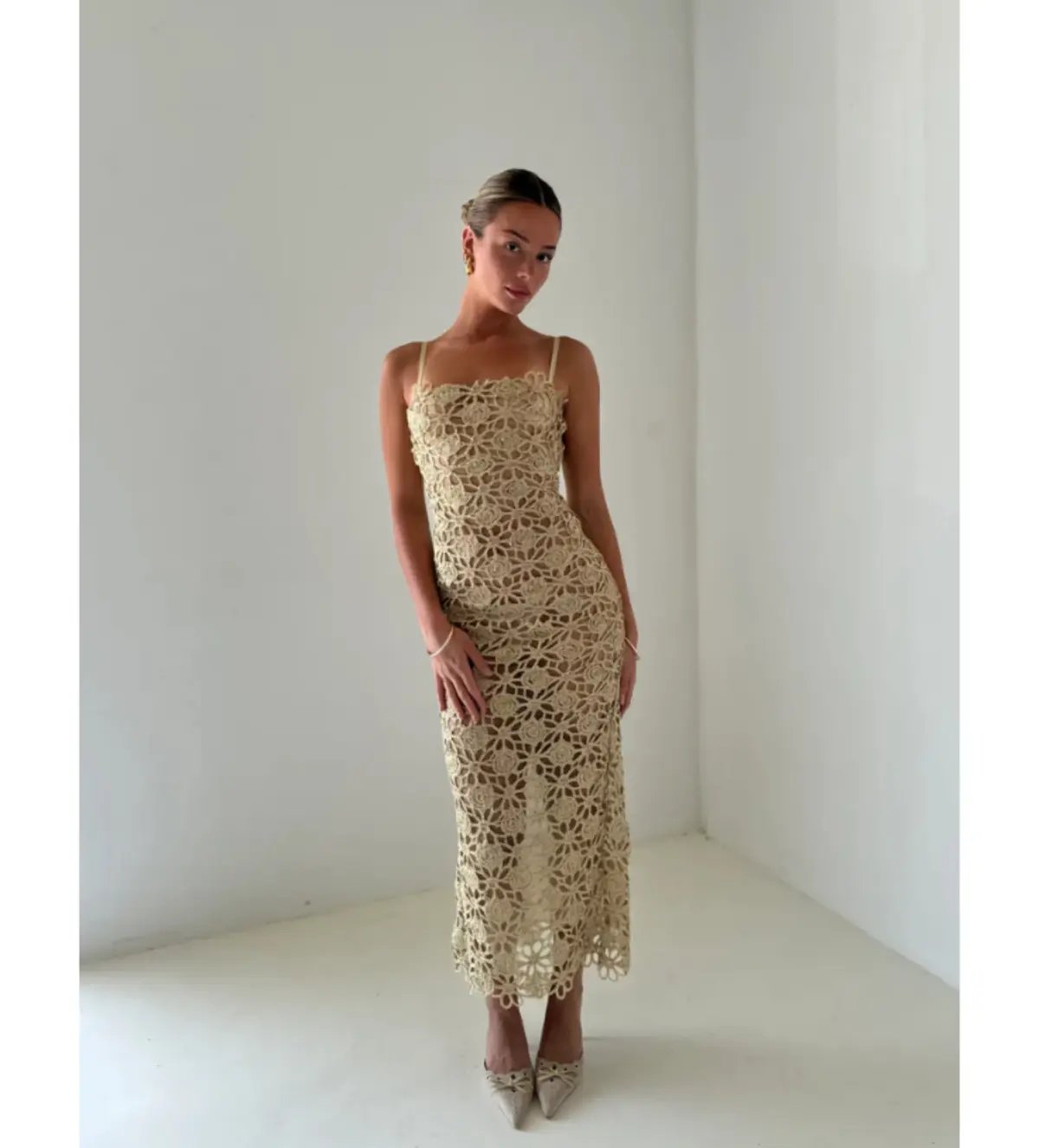 Arcina Ori Kendra Dress Gold Size XS / AU 6 photo 3