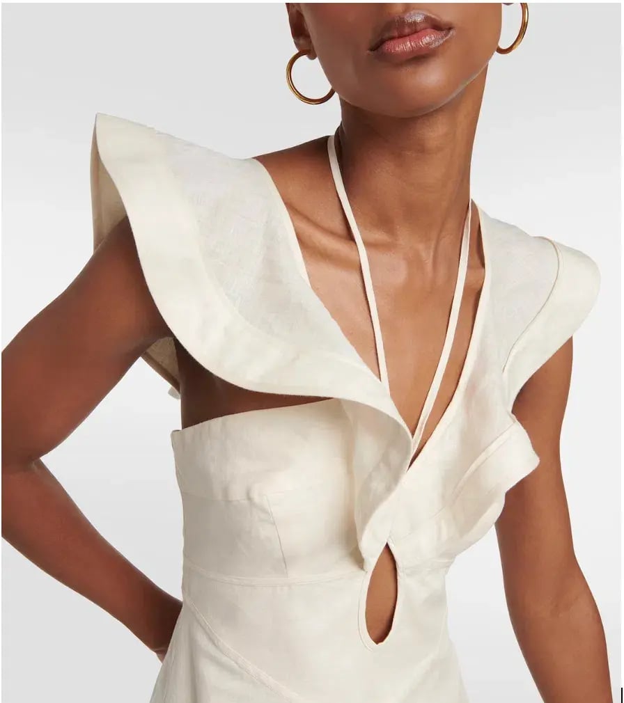 Zimmermann Halcyon Flutter Midi Cream Size 0P / AU 6 photo 3