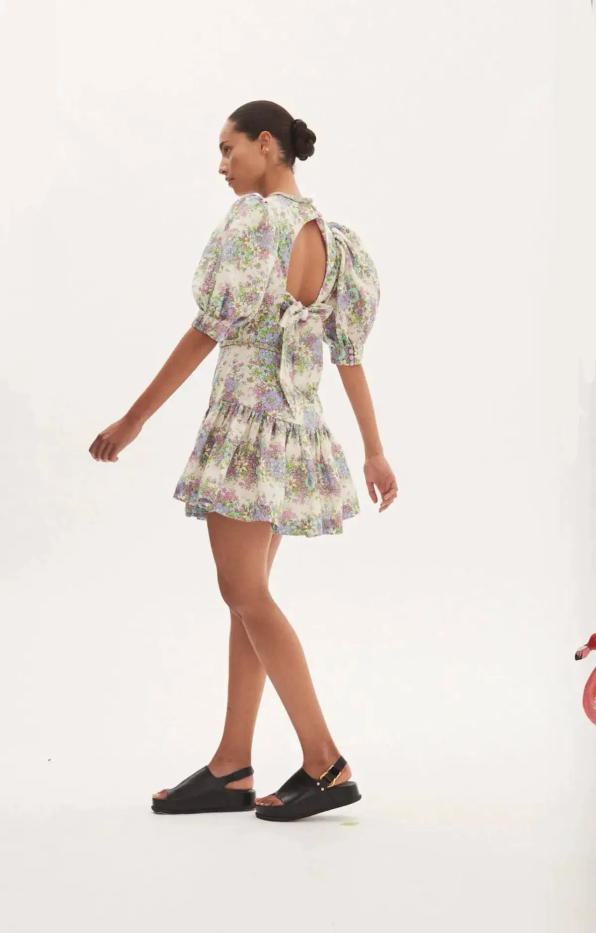 Alemais Alamos Agnes Mini Dress Cream Size AU 12 photo 2