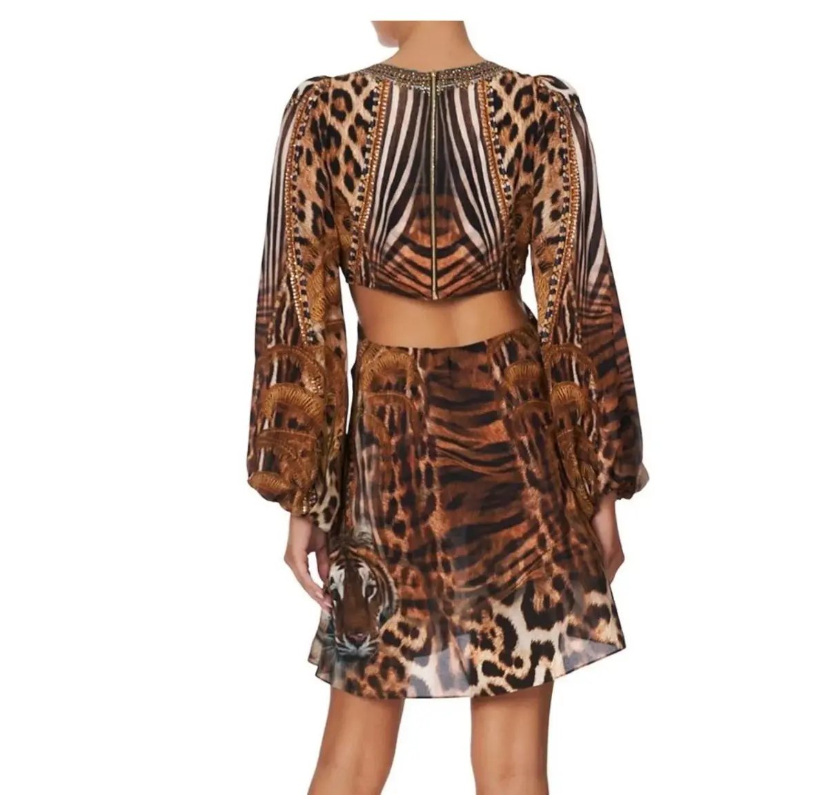 U RING CUT OUT SHORT DRESS BERKELEY ST AFTER DARK photo 2
