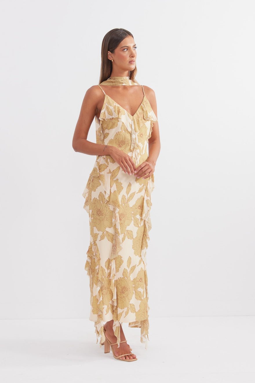 Pasduchas Darling Cascade Midi - Golden photo 2