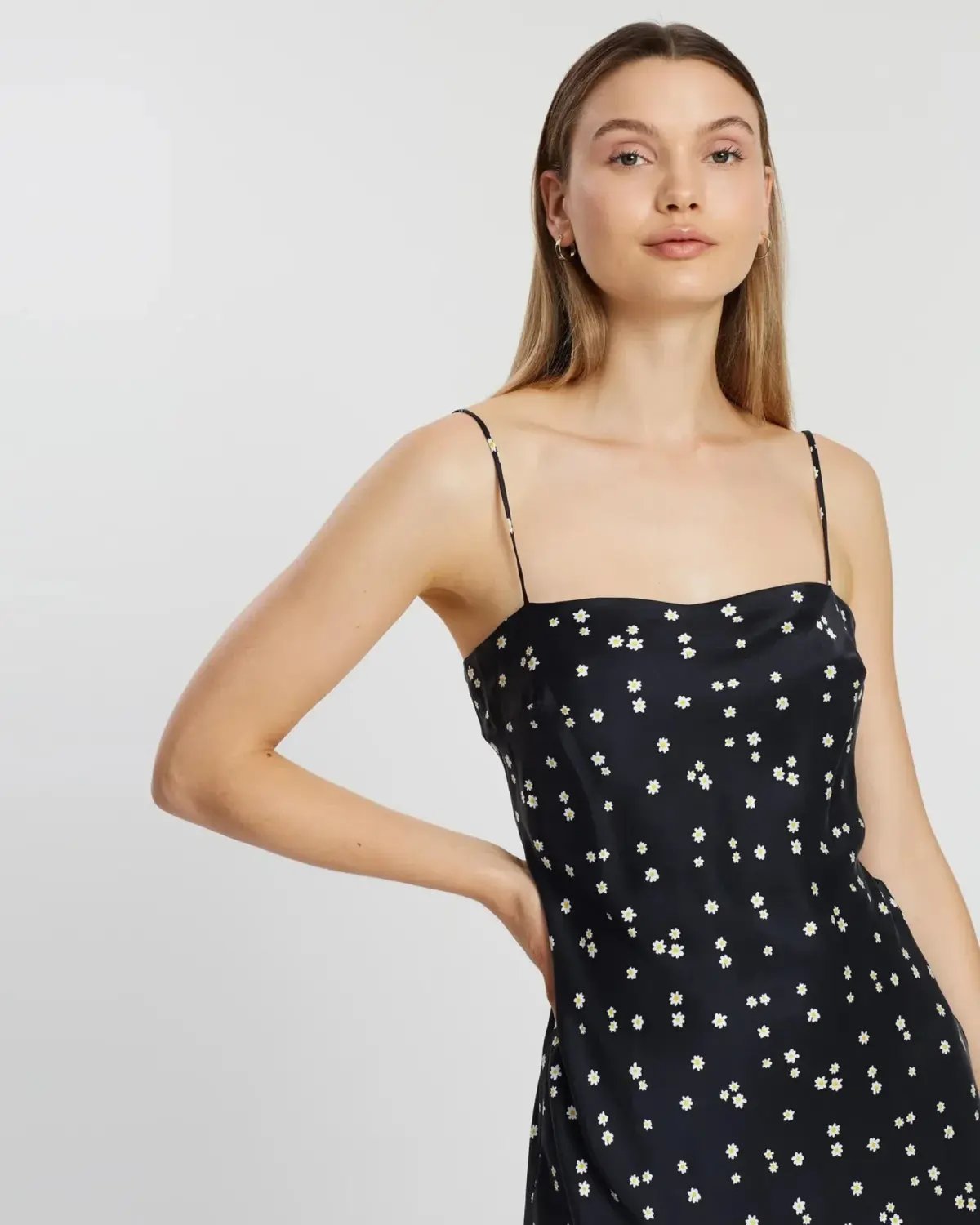 Bec & Bridge Miss Daisy Slip Dress in Black Size AU 8 photo 2
