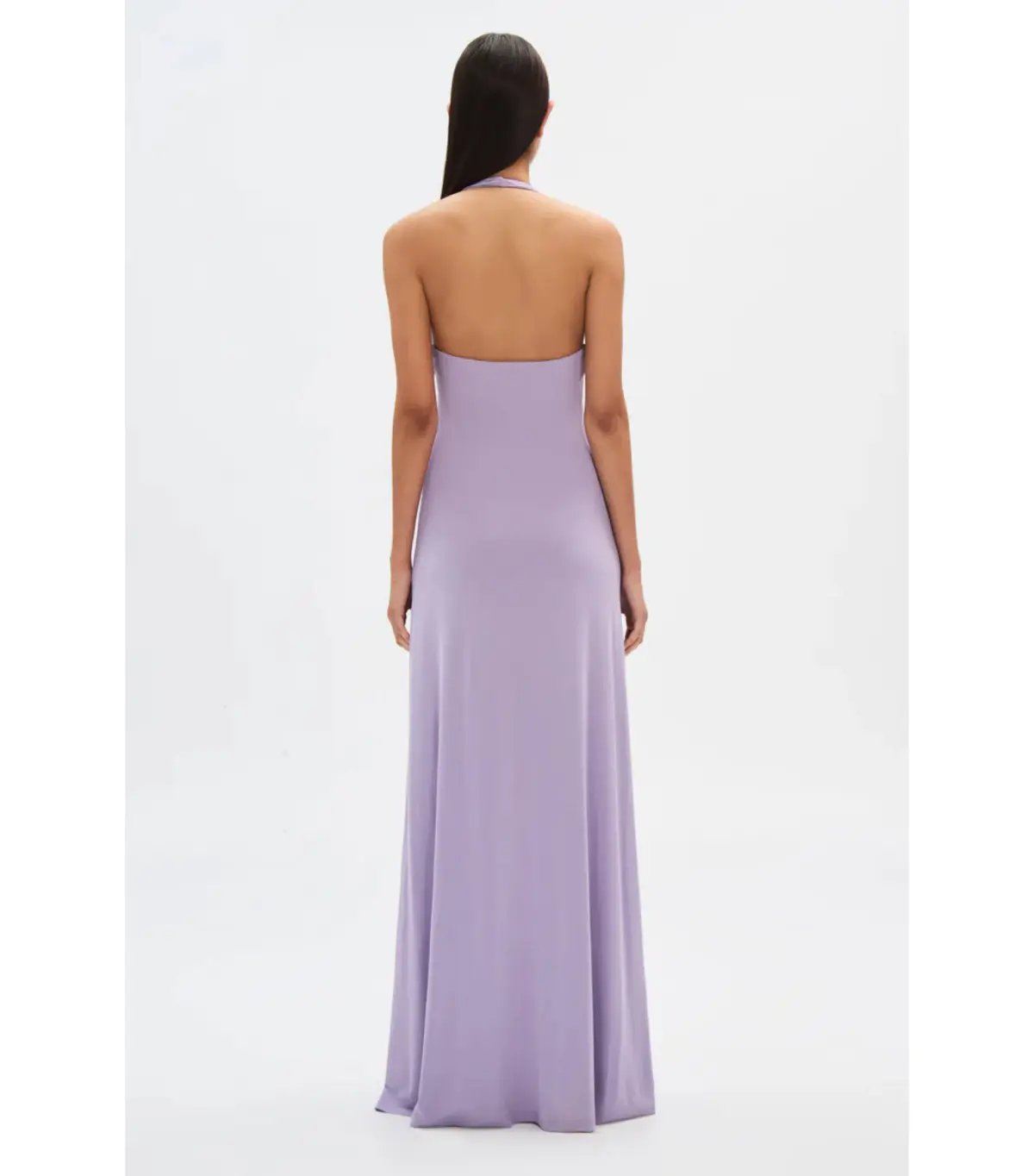 Misha Jennifer Cupro Maxi Dress in Lilac Size 6 photo 3