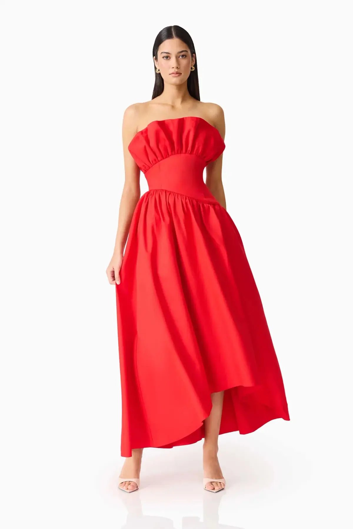 Elliatt Laurel Sleeveless Maxi Dress Red Size 8 photo 3