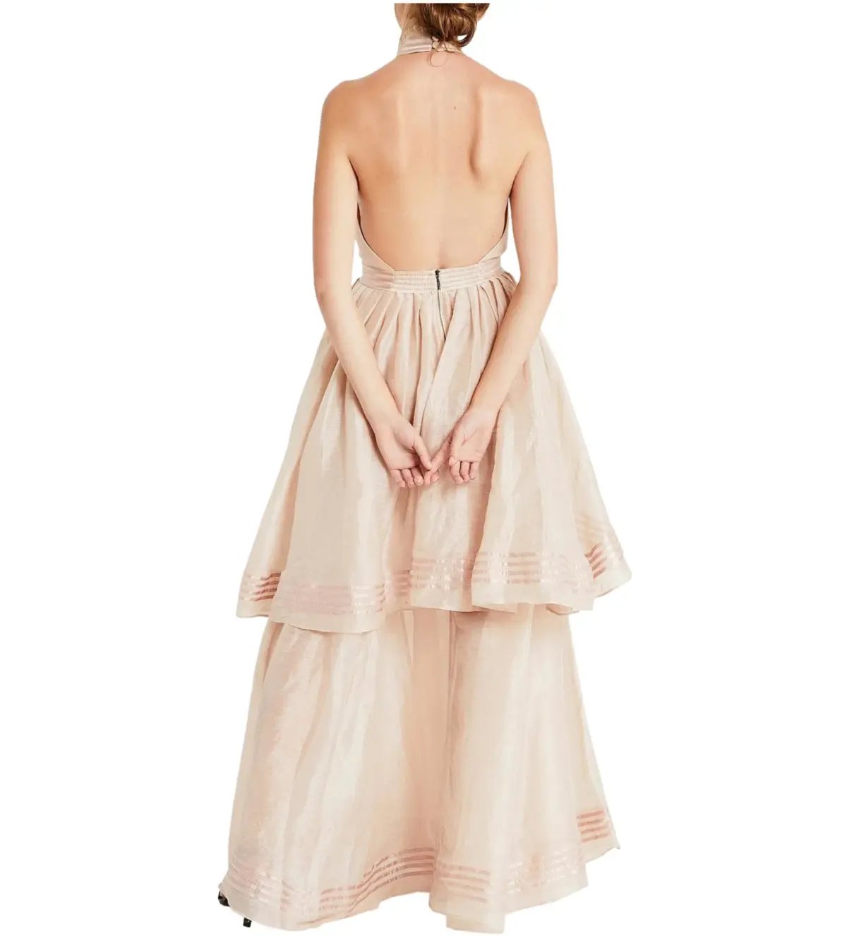 Aje Sienna Dress in Blush Size 10 photo 2