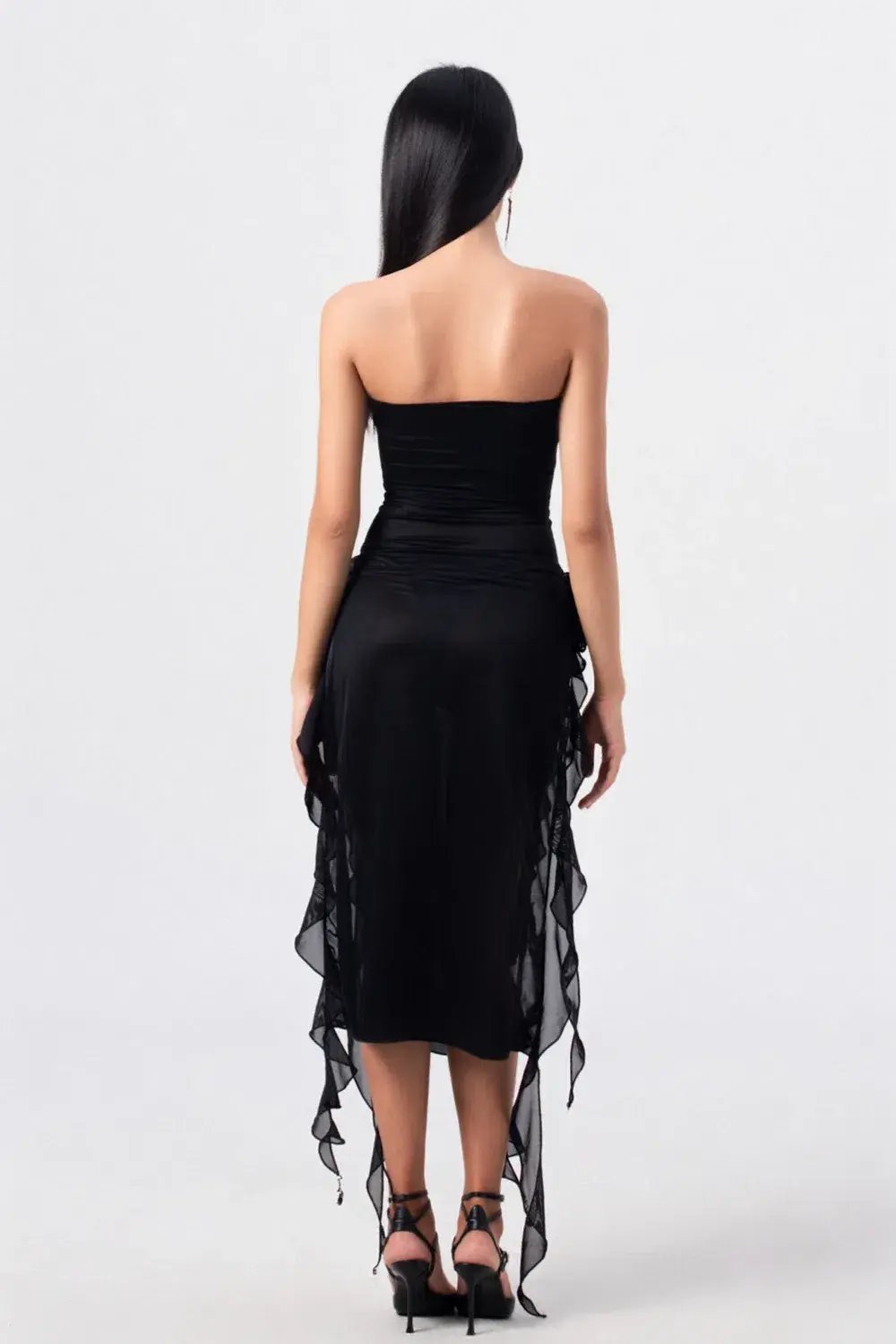 Fanci Club The Thieves Evening Dress Black Size S/Au 8 photo 4