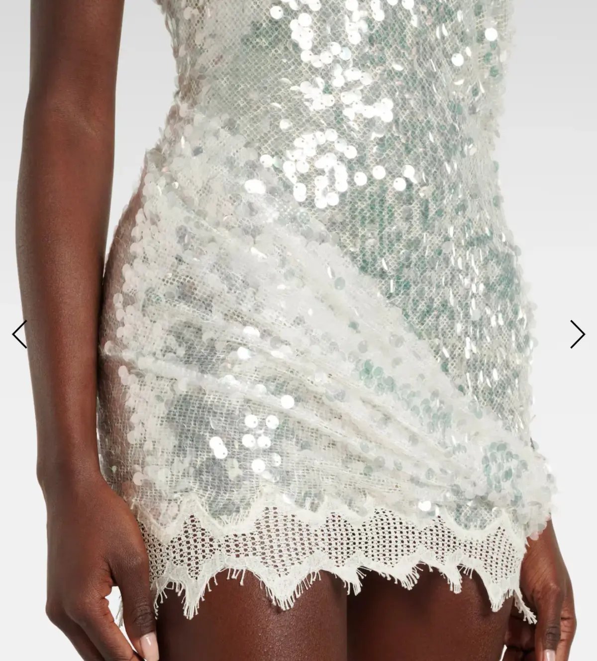 Christopher Esber Opaline Sequin Mini Dress Size AU 6 photo 3