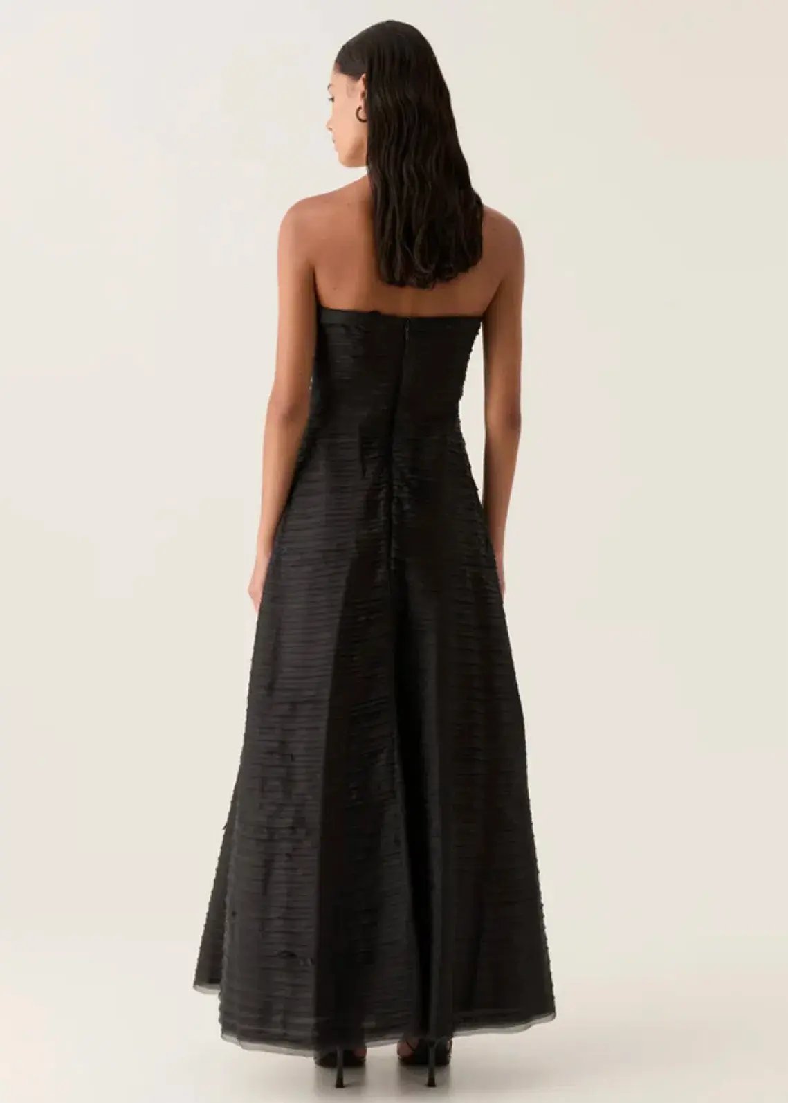 Aje Soundscape Maxi Dress Black Size 8 photo 3