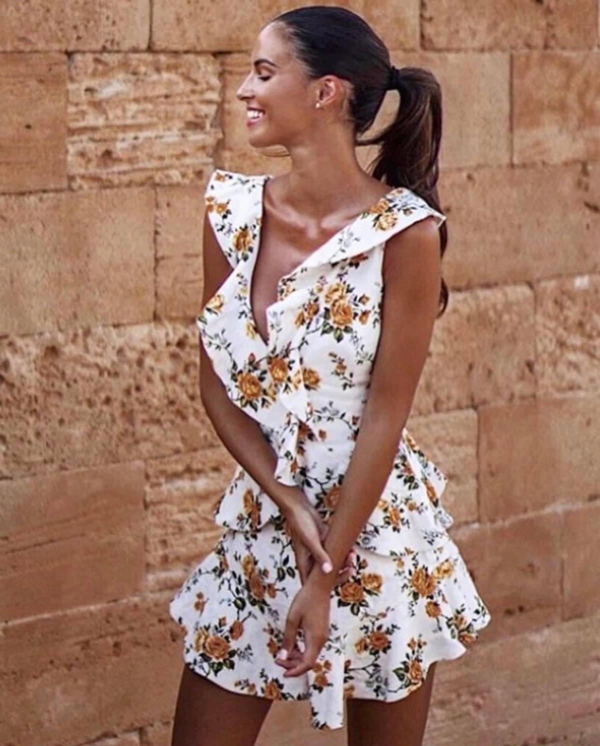 Zimmermann Golden Flutter Dress Print Size 6 photo 2