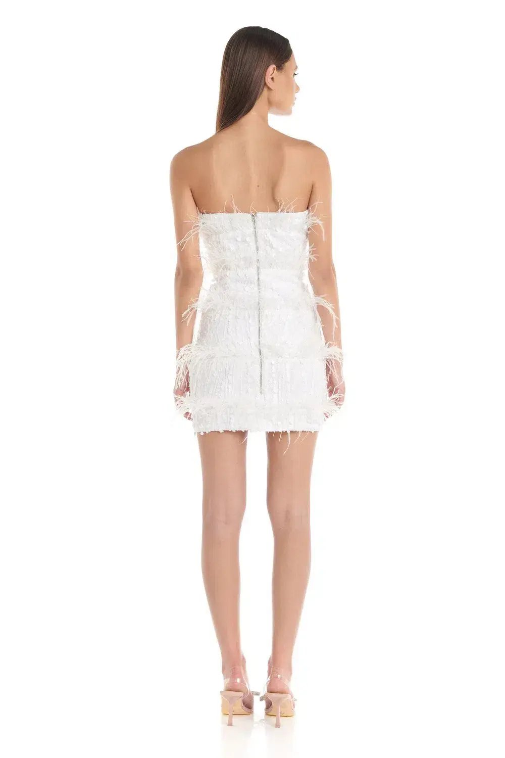 Eliya The Label Tiffany Mini Dress White Size 8 photo 4