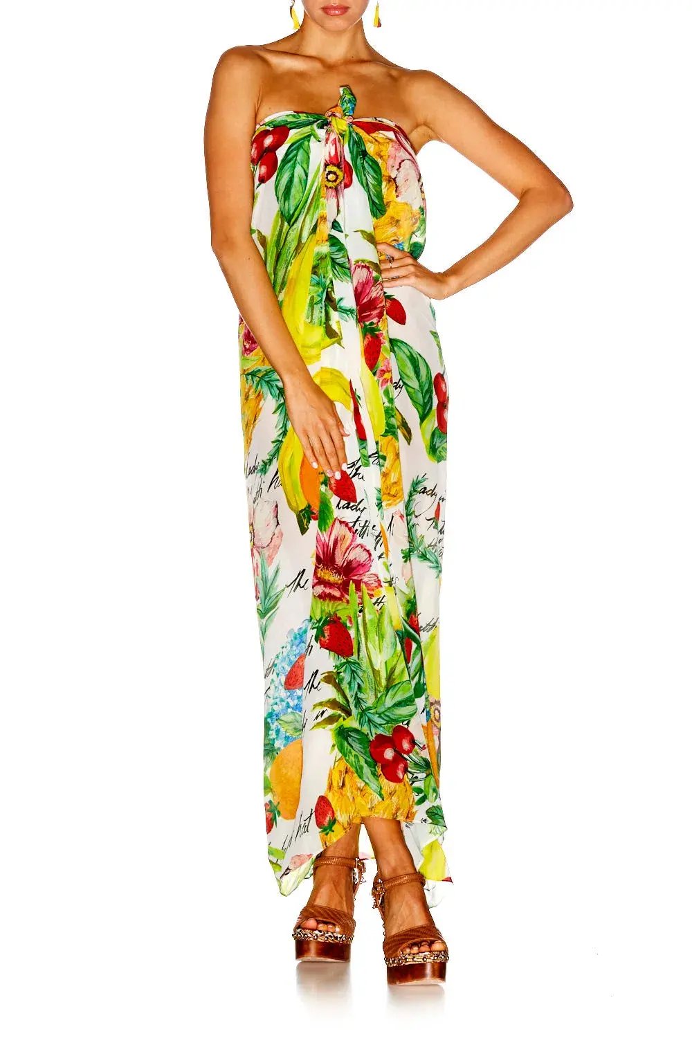 Camilla There's No Place Like Rio Round Neck Kaftan One Size photo 4