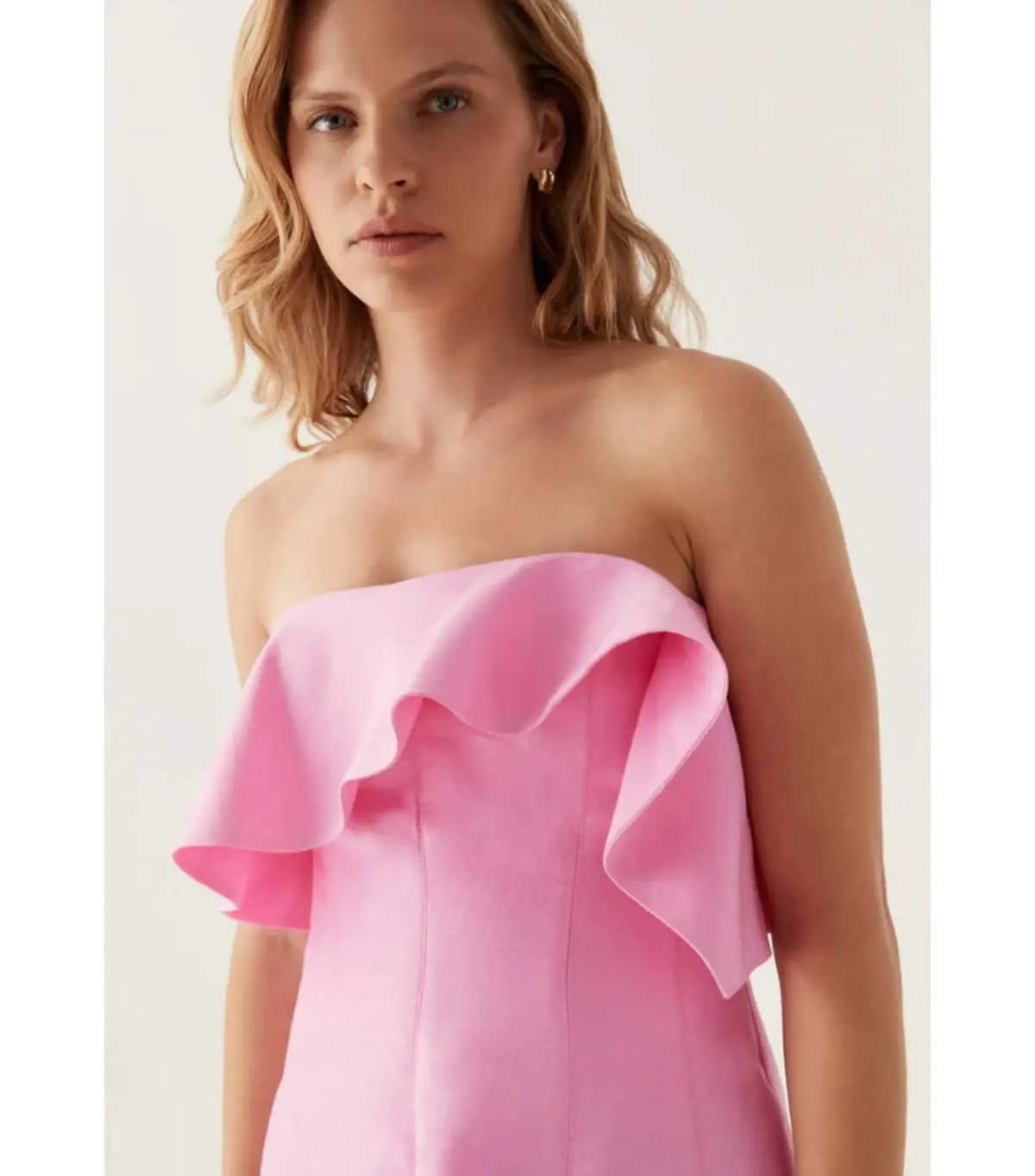Aje Shallows Strapless Gown Pink Size AU 10 photo 4